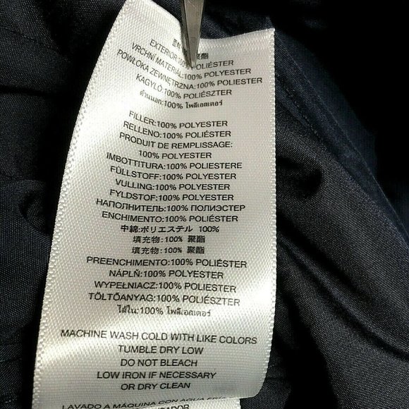 Michael Kors Womens  Navy Mid Weight Zip Jacket 3X - Picture 11 of 12